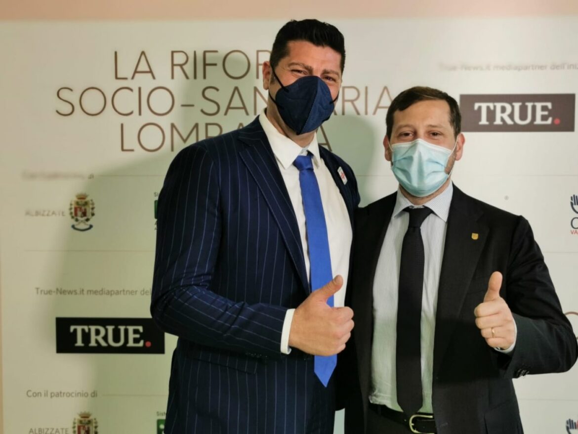 Rudy Alexander Rossetto e il presidente della commissione III Emanuele Monti